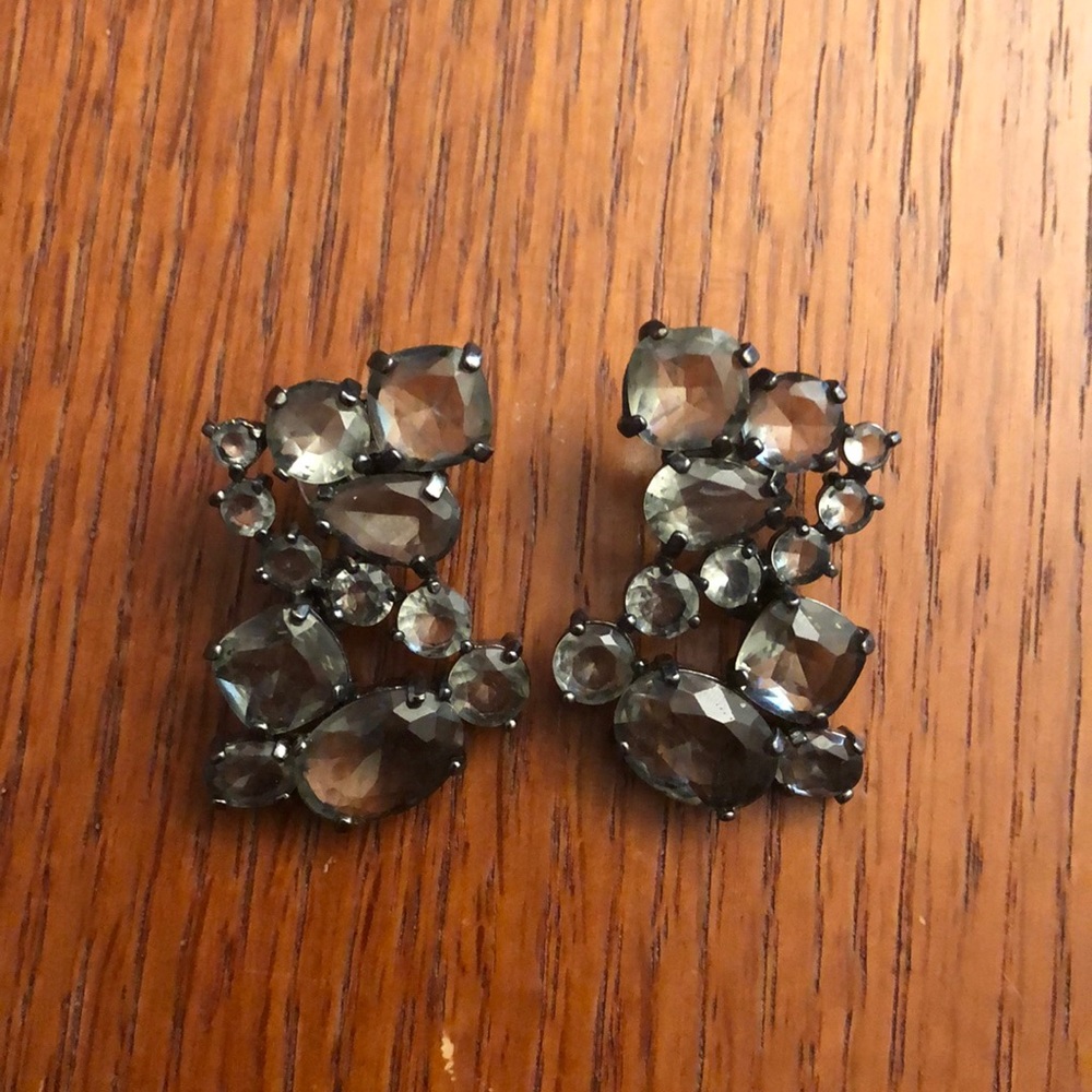 J Crew Cluster Statement Earrings - image 1